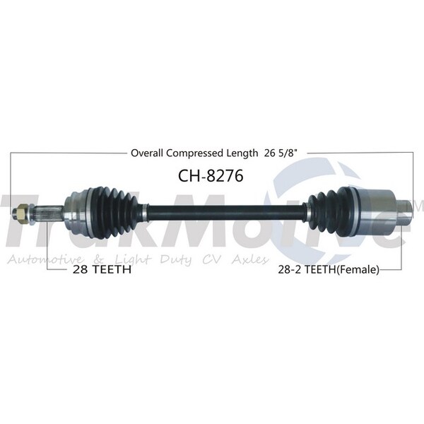 Surtrack Axle Cv Axle Shaft, Ch-8276 CH-8276 - main